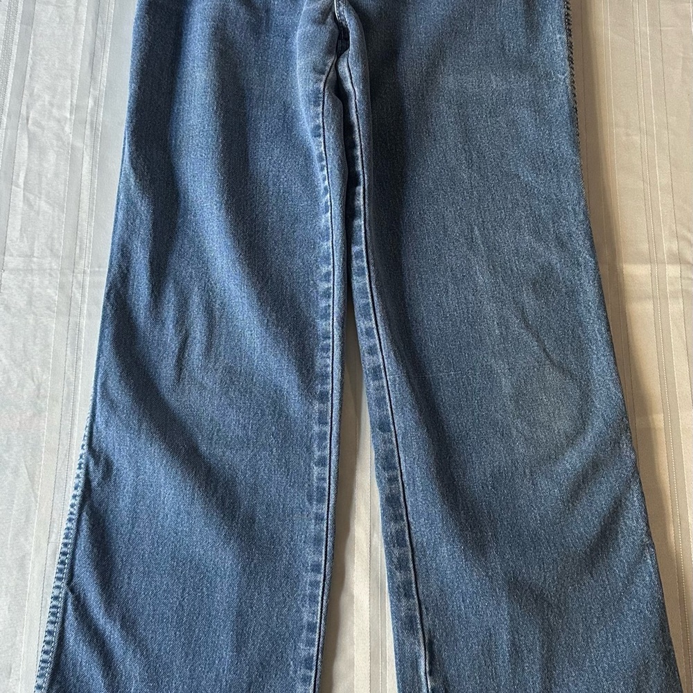 VTG Pentimento Brittania Jeans Straight Leg Blue Denim XS
